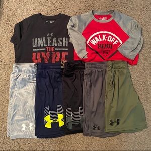 Boys UA size small lot